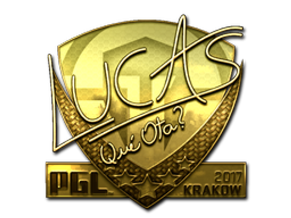 Sticker | LUCAS1 (Gold) | Krakow 2017