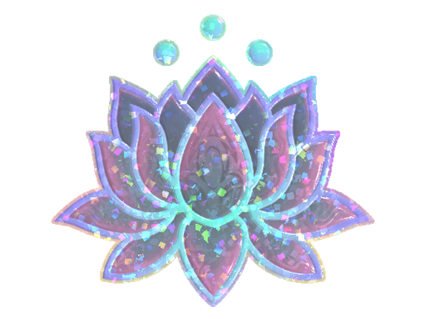 Sticker | Lotus (Glitter)
