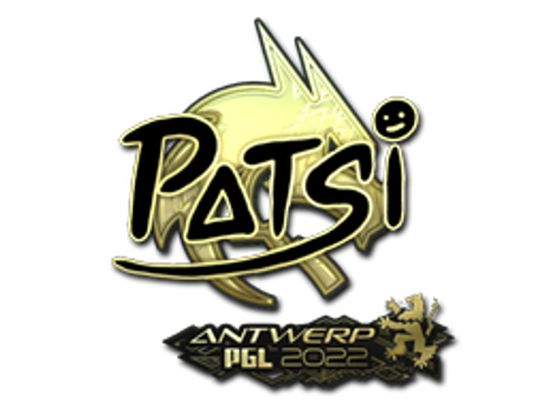 Sticker | Patsi (Gold) | Antwerp 2022