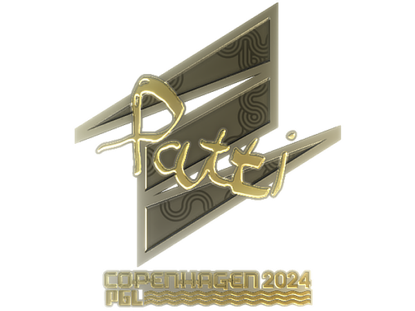 Sticker | Patti (Gold) | Copenhagen 2024