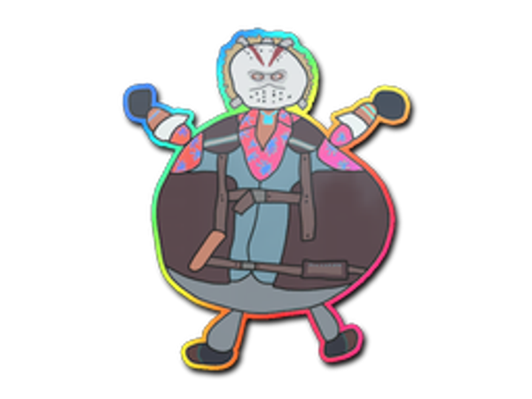 Sticker | Poorly Drawn Bloody Darryl (Holo)
