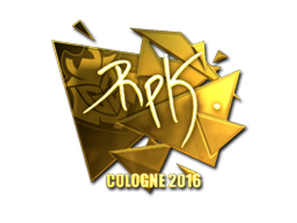 Sticker | RpK (Gold) | Cologne 2016