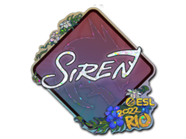 Sticker | S1ren (Glitter) | Rio 2022