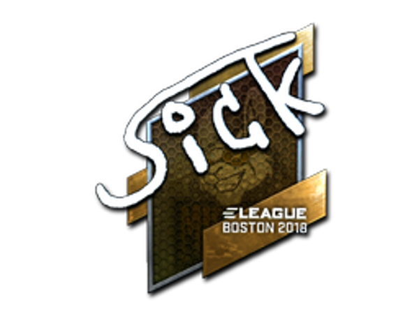 Sticker | SicK (Foil) | Boston 2018