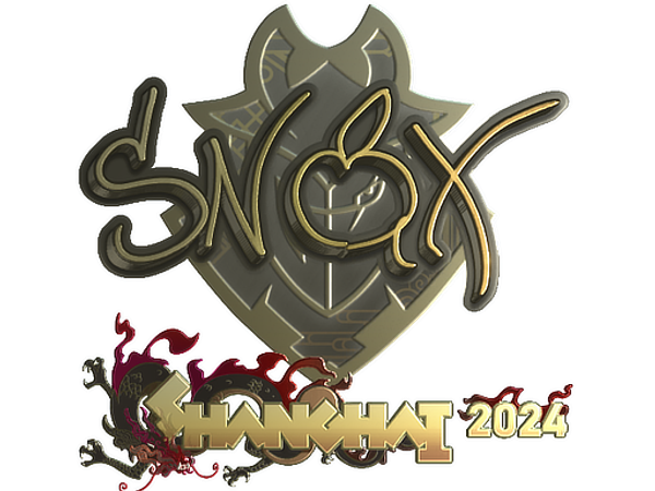 Sticker | Snax (Gold) | Shanghai 2024