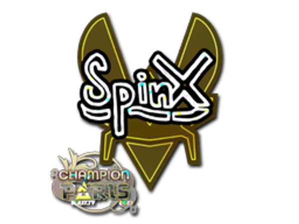 Наклейка | Spinx (с блёстками, чемпион) | Париж-2023