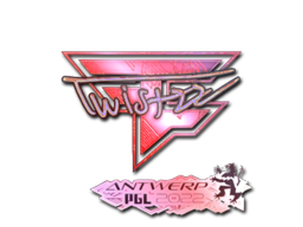 Наклейка | Twistzz (голографическая) | Антверпен-2022