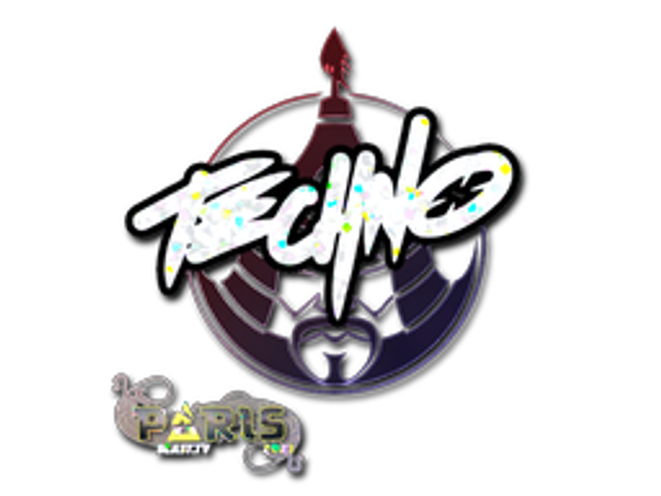 Наклейка | Techno4K (с блёстками) | Париж-2023