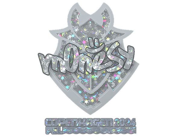 Sticker | m0NESY (Glitter) | Copenhagen 2024