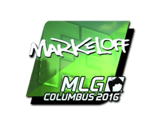 Sticker | markeloff (Foil) | MLG Columbus 2016