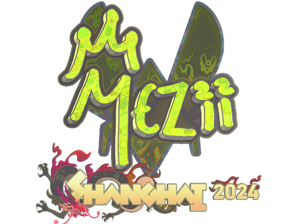 Sticker | mezii (Holo) | Shanghai 2024