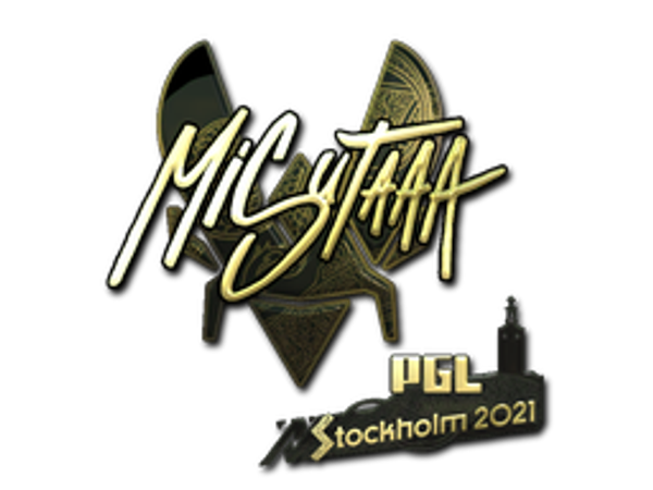 Sticker | misutaaa (Gold) | Stockholm 2021