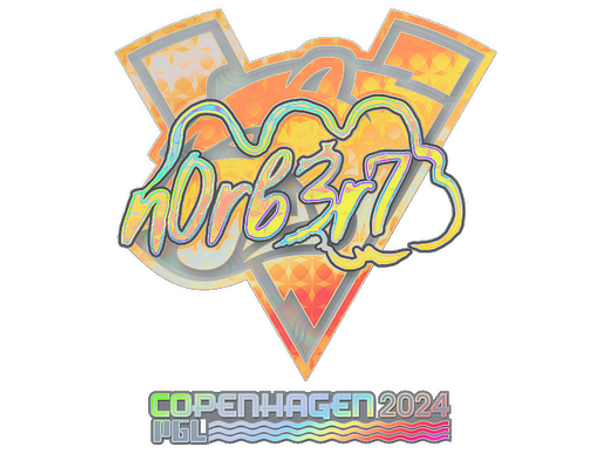 Sticker | n0rb3r7 (Holo) | Copenhagen 2024