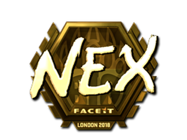 Sticker | nex (Gold) | London 2018