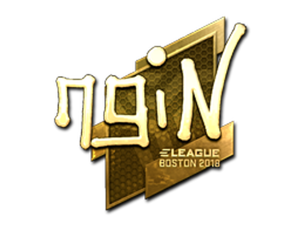 Sticker | ngiN (Gold) | Boston 2018
