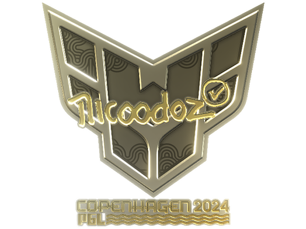 Sticker | nicoodoz (Gold) | Copenhagen 2024