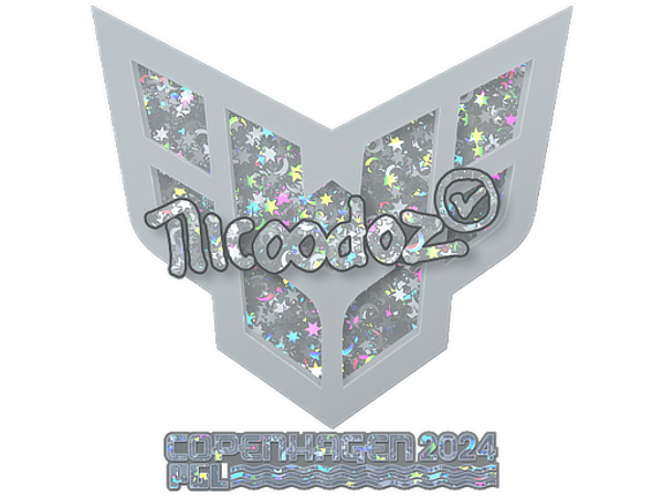 Sticker | nicoodoz (Glitter) | Copenhagen 2024