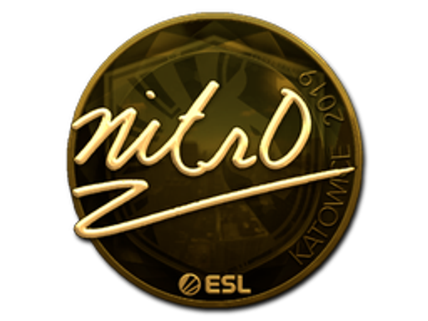 Sticker | nitr0 (Gold) | Katowice 2019