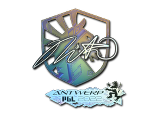 Sticker | nitr0 (Holo) | Antwerp 2022