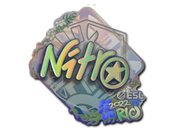 Sticker | nitr0 (Holo) | Rio 2022