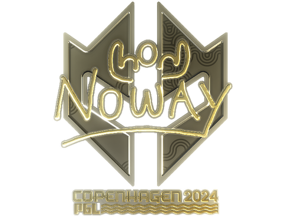 Sticker | noway (Gold) | Copenhagen 2024
