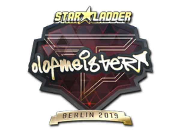 Sticker | olofmeister (Gold) | Berlin 2019