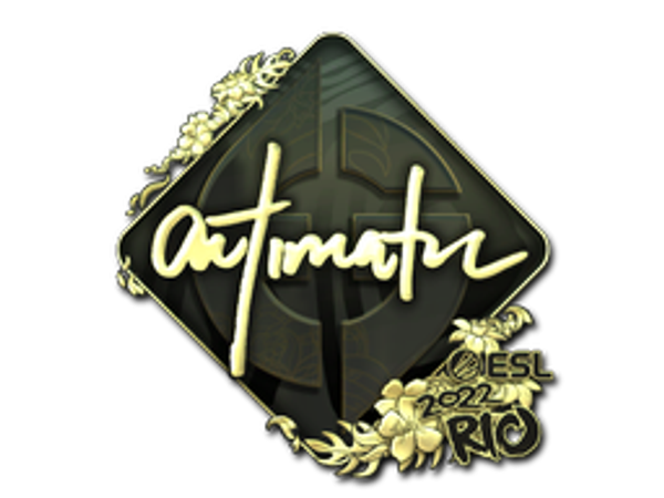 Sticker | autimatic (Gold) | Rio 2022