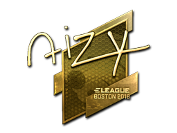 Sticker | aizy (Gold) | Boston 2018