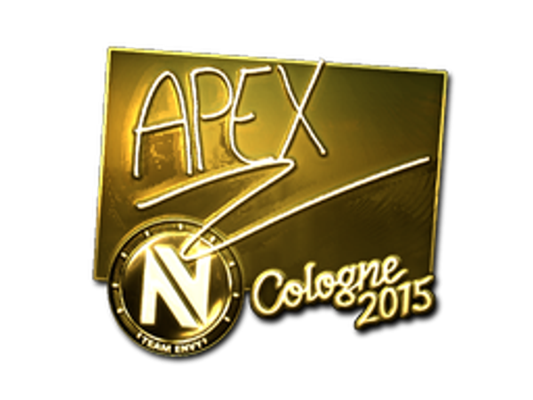 Наклейка | apEX (золотая) | Кёльн-2015