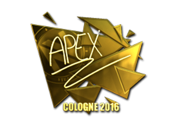 Sticker | apEX (Gold) | Cologne 2016