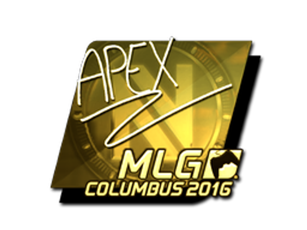 Наклейка | apEX (золотая) | Колумбус-2016