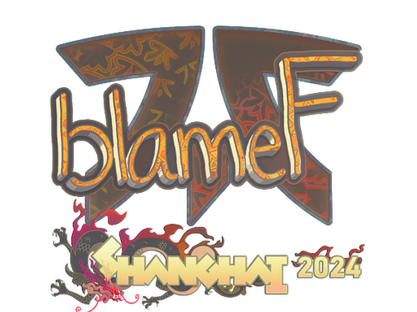 Sticker | blameF (Holo) | Shanghai 2024