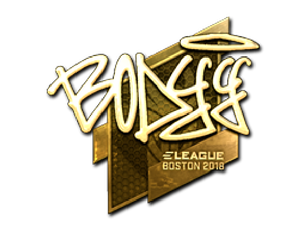 Sticker | bodyy (Gold) | Boston 2018