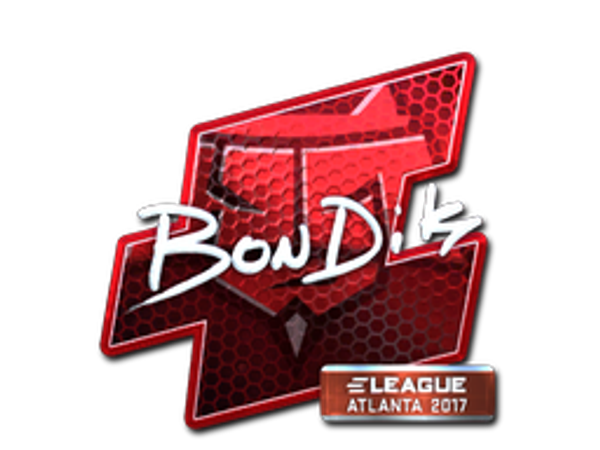 Наклейка | bondik (металлическая) | Атланта-2017