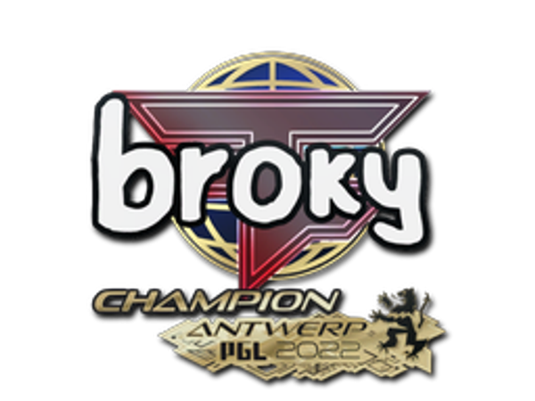 Sticker | broky (Champion) | Antwerp 2022