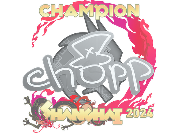 Sticker | chopper (Champion) | Shanghai 2024