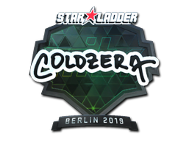 Наклейка | coldzera (металлическая) | Берлин-2019