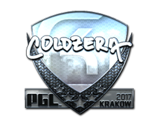 Наклейка | coldzera (металлическая) | Краков-2017