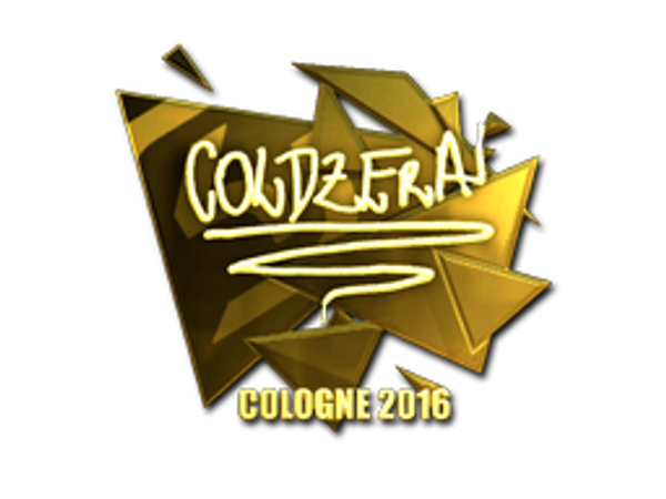 Sticker | coldzera (Gold) | Cologne 2016