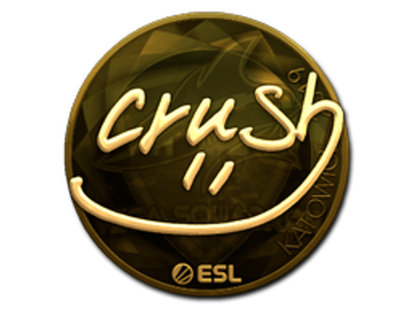 Sticker | crush (Gold) | Katowice 2019