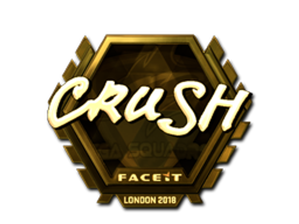 Наклейка | crush (золотая) | Лондон-2018