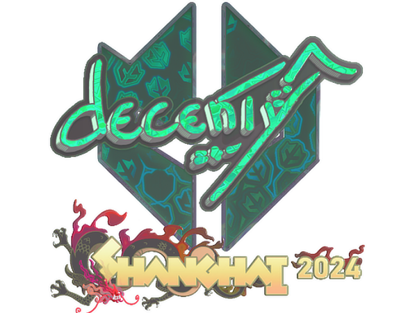 Sticker | decenty (Holo) | Shanghai 2024