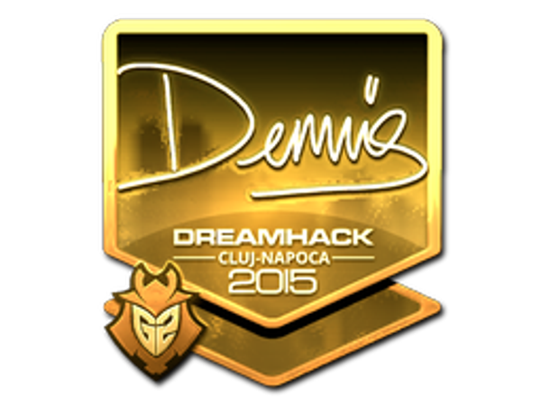 Sticker | dennis (Gold) | Cluj-Napoca 2015