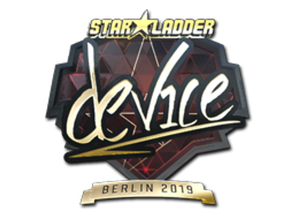 Sticker | device (Gold) | Berlin 2019