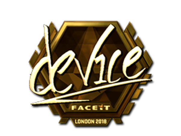 Sticker | device (Gold) | London 2018