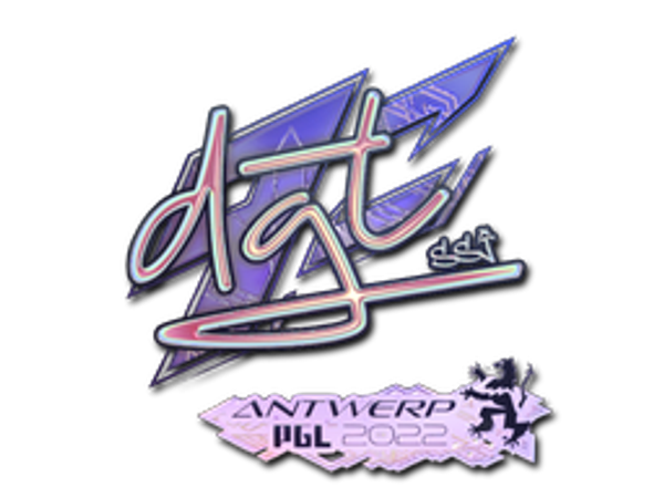 Sticker | dgt (Holo) | Antwerp 2022