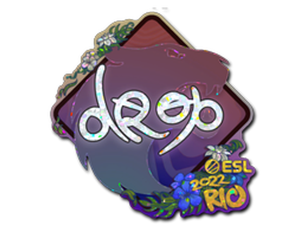 Sticker | drop (Glitter) | Rio 2022