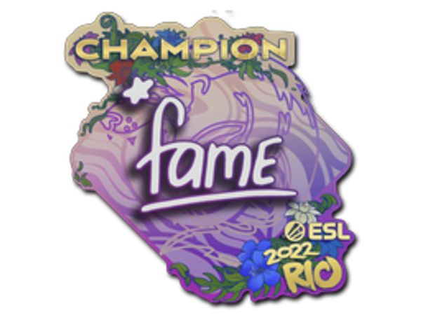 Sticker | fame (Champion) | Rio 2022