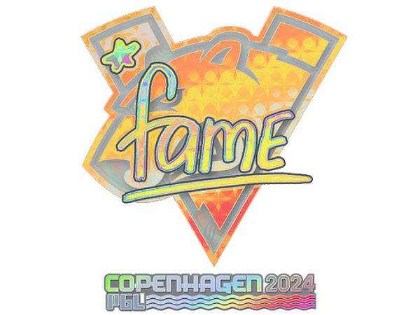 Sticker | fame (Holo) | Copenhagen 2024