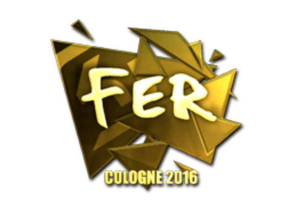 Sticker | fer (Gold) | Cologne 2016